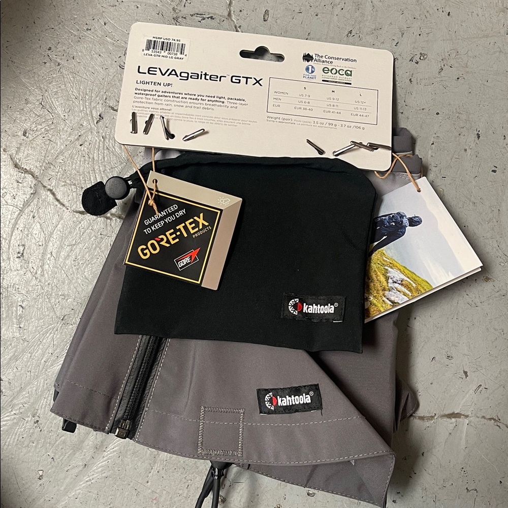 Kahtoola Levagaiter GTX Sz L NIB - Picture 2 of 7